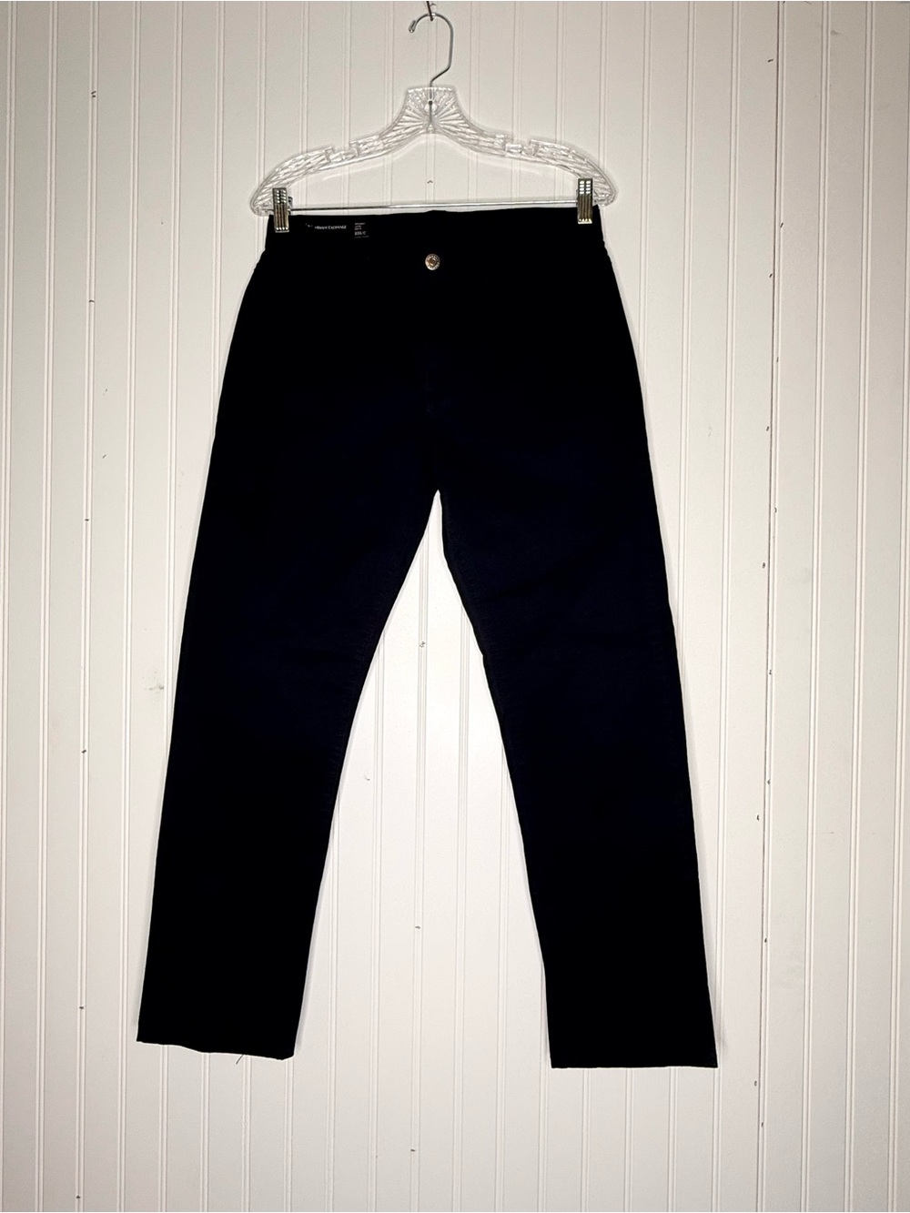 A/X Armani Exchange Navy Blue Straight Fit 5 Pocket Pants Size 32